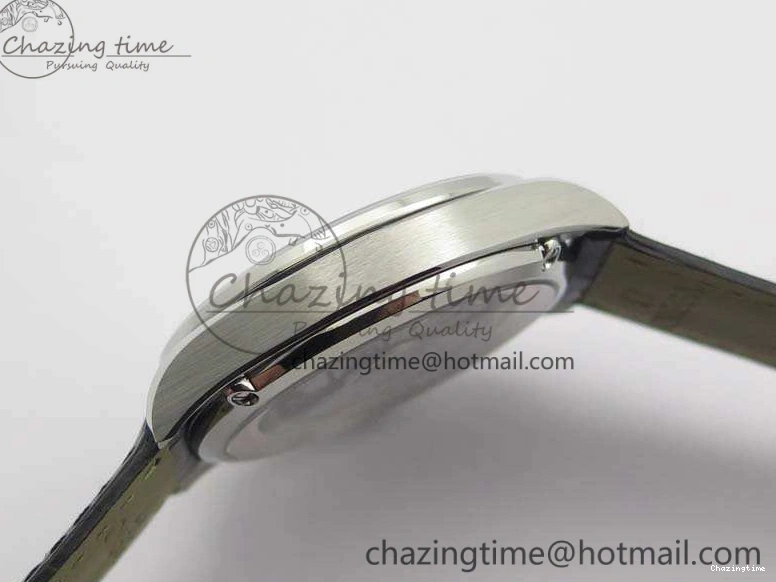 0228 Upgraded Seamaster Edizione Venezia SS Best Edition Blue Dial On Leather Strap A 8121